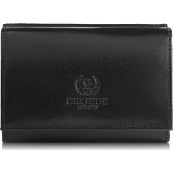 Peněženka Paolo Peruzzi Dámská klasická kožená peněženka malá černá