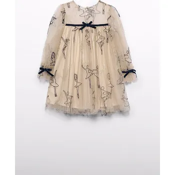 Dívčí šaty Společenské šaty zlato černé, dívka, Abel&Lula Velikosti: 128