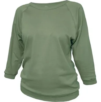 Dámské tričko, 3/4 rukáv KUVONA 801 olivová L