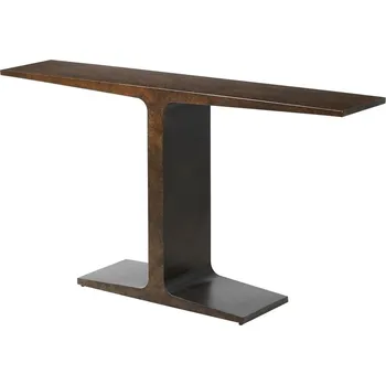 Konzolový stolek Stylový hnědý konzolový stůl Revion 160cm