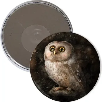 Dekorativní magnet Magnet s potiskem Sovička - malá