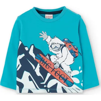 Chlapecké tričko Triko s dlouhým rukávem, snowboard, kluk, Boboli Velikosti: 110