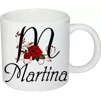 Martina hrnek se jménem (hrneček s dámským jménem )