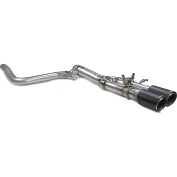 Predator GPF-back výfuk s el. klapkami Scorpion pro Ford Fiesta ST MK8 (do 9/2020) Ascari stříbrná