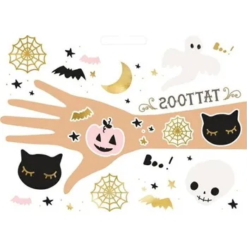 Karnevalový kostým Tetování dočasné BOO!