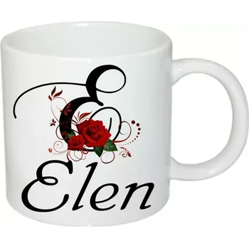 Elen hrnek se jménem (hrneček s dámským jménem )