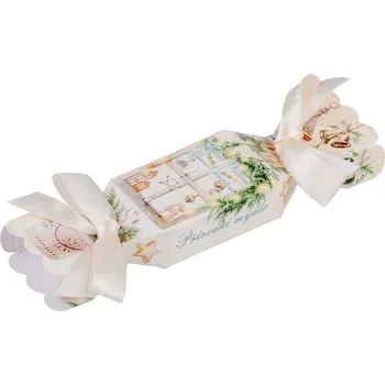 Mýdlo 20g Zelené Vánoce, zelená v krabičce, krémová