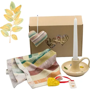 Kosmetická sada Dárková sada podzimní se svícnem