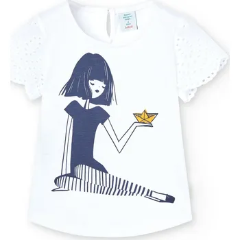 Tričko s krajkou krátký rukáv, dívka, Boboli Velikosti: 152