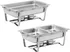 Royal Catering Chafing Dish RCCD-2SET9 sada ohřívacích nádob