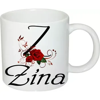 Zina hrnek se jménem (hrneček s dámským jménem )