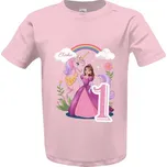 Tričko s potiskem Princezna Narozeniny 1 rok se jménem dětské