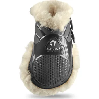 Koňské kamaše GATUSOS Kamaše zadní Pegasus GATUSOS, s beránkem, pár, vel. M, černé