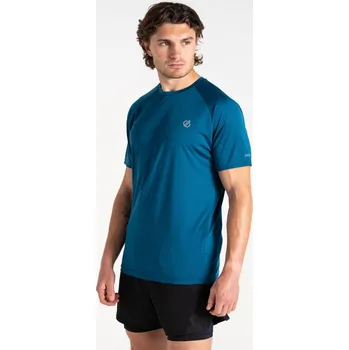Pánská móda Pánské funkční tričko Dare2b ACCELERATE petrolejová modrá M