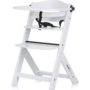 Jídelní židle CHIPOLINO Dřevěná jídelní židlička Tip Top 2v1 White Wood