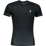 Pánské funkční kompresní tričko s krátkým rukávem premium ALTISPORT VOJ/ALM000TR04 ČERNÁ XXXL