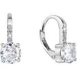 Stříbrné náušnice kulaté se zirkony 11478.1 crystal