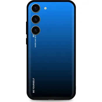 Pouzdro na mobilní telefon Kryt Samsung S23 pevný duhový modrý (obal neboli pouzdro na Samsung S23)