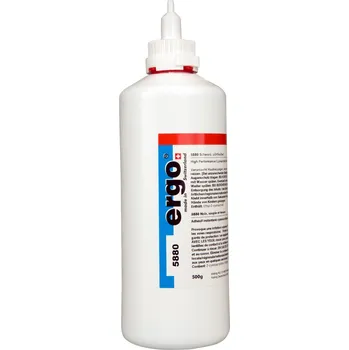 Průmyslové lepidlo Ergo 5880 - 500 g vteřinové lepidlo pevnostní a pružné, černé