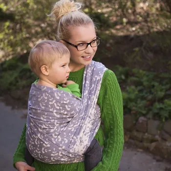 Šátek na nošení dětí Moisha Herbejo Steel Délka: 5 - 4,2 m Šátek na nošení dětí