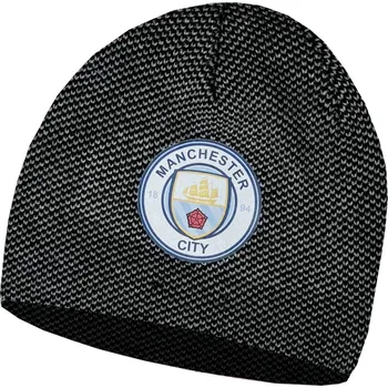 Čepice Numberoplus Dětská fotbalová pletená čepice - Manchester City FC Barva: vzor2