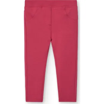 Legíny s fleesem ,červená barva, dívky, Boboli Velikosti: 104