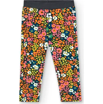 Dívčí kalhoty Kalhoty s fleesem, barva kytičky Boboli Velikosti: 98
