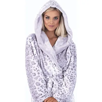 Dámské oblečení Dlouhý župan s kapucí Irbis 39 56 9101 - XL