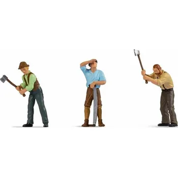 Figurka NOCH Postavičky - Dřevorubec sada 3ks