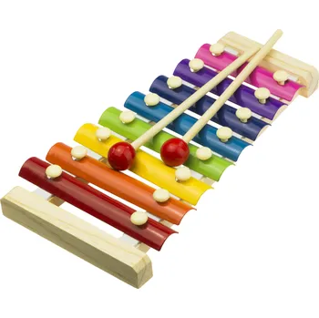 Hudební nástroj pro děti Barevný vzdělávací dřevěný cimbál