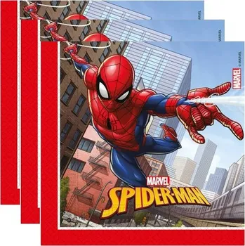 Party nádobí Papírové ubrousky Spiderman 20ks