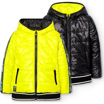 Dívčí bunda Zimní bunda oboustranná černo žlutá, kluk, Boboli Velikosti: 172