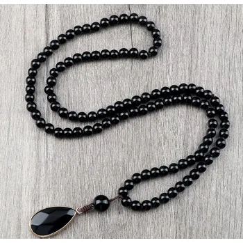 Náhrdelník Náhrdelník onyx se slzou