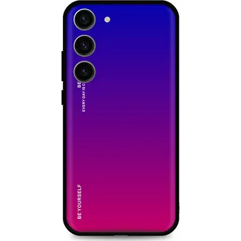 Pouzdro na mobilní telefon Kryt Samsung S23 pevný duhový fialový (obal neboli pouzdro na Samsung S23)
