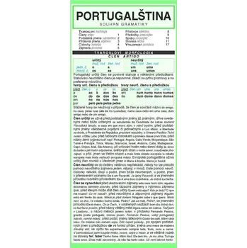 Cizojazyčná kniha PORTUGALŠTINA souhrn gramatiky