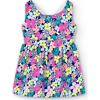 Dívčí šaty Květované šaty na ramínka, holka, Boboli Velikosti: 98