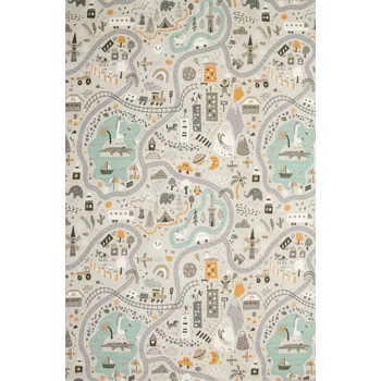 Koberec Makro Abra ULIČKY 04 pastelový 100x150 cm