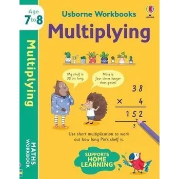 Cizojazyčná kniha Usborne Workbooks Multiplying 7-8