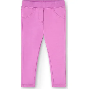 Dívčí kalhoty Kalhoty s fleesem, barva lila, Boboli Velikosti: 92