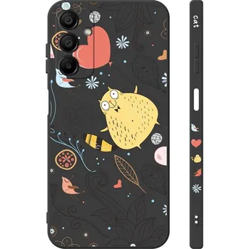 Pouzdro na mobilní telefon Kryt Design Samsung A15 Kočička černý (obal neboli pouzdro na Samsung A15)