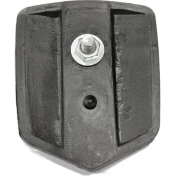 Cyklosvítilna Odrazka zadní hranatá červená - Červená, 65x50mm