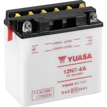 Motobaterie motobaterie YUASA 12N7-4A (12V 7Ah) s kyselinou