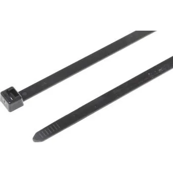 Stahovací páska Kabelová vázací páska Vnitřní řezání 111-00153 T120M-PA66HS-BK 460mm 7,6 mm Černá Polyamid 6.6 (PA66) HellermannTyton