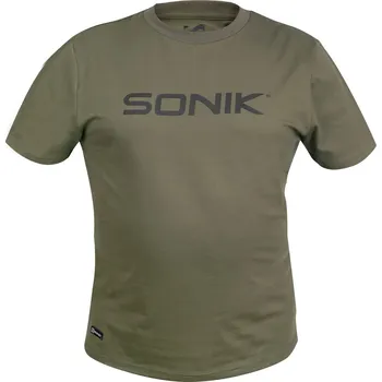 Rybářské oblečení Sonik Tričko Raglan Tee Green XL