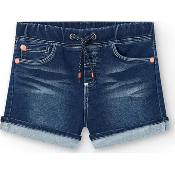 Chlapecké kraťasy Kraťasy denim, tmavě modré, kluk, Boboli Velikosti: 110