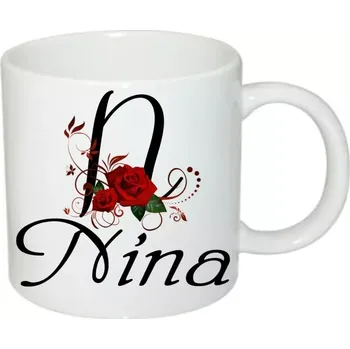 Nina hrnek se jménem (hrneček s dámským jménem )