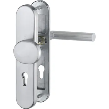 HOPPE Bezpečnostní kování Amsterdam, nerez Provedení: klika - klika, Povrch: F69 nerez, Rozteč: 92 mm