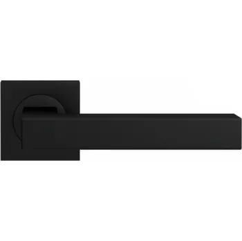 Dveřní kování HOLAR KD Basic - Interiérová klika Seattle Provedení: BEZ SP. ROZET, Povrch: Černá