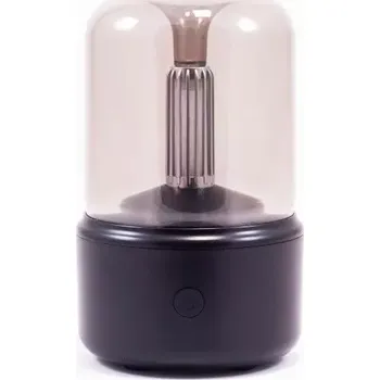 Aroma difuzér Elektrický aroma difuzér, skleněný svícen 0.11999999731779099 l Černá