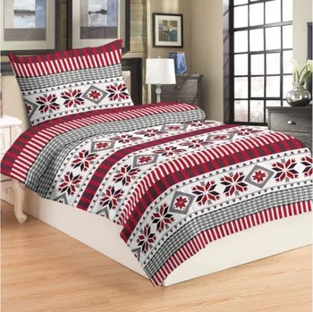 Povlečení Jahu , s.r.o. Povlečení ložní MICRO - Severská vločka, 140x200, 70x90 cm